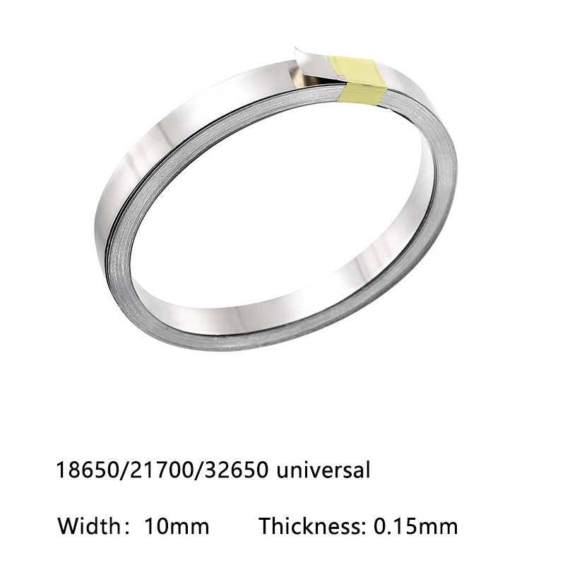 1 METER 0.15mm Thickness 32650 Lithium Battery Connector Nickel Strip 32700 Lifepo4 Battery Pack Connector Nickel-Plated Steel Strip