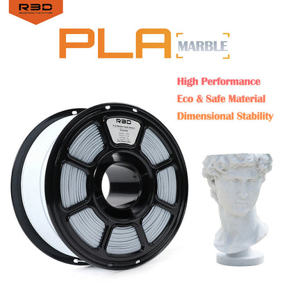 R3D PLA Marble 3D Printer filament 1.75mm 1kg Filament 3D Printing Material for 3D Printer PLA YOUTH