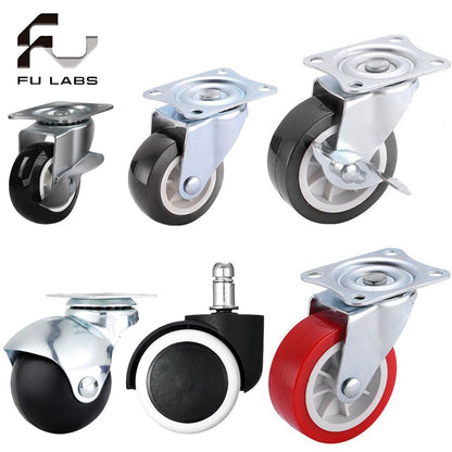 1 inch 1.5 2 2.5 3inch Ball Caster Wheel / rubber Caster /universal office chair Wheel Swivel (With Lock & Without Lock)