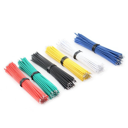 20PCS Tin-Plated Breadboard PCB Solder Cable 24AWG 10Cm Fly Jumper Wire Tin Conductor Wires 15cm