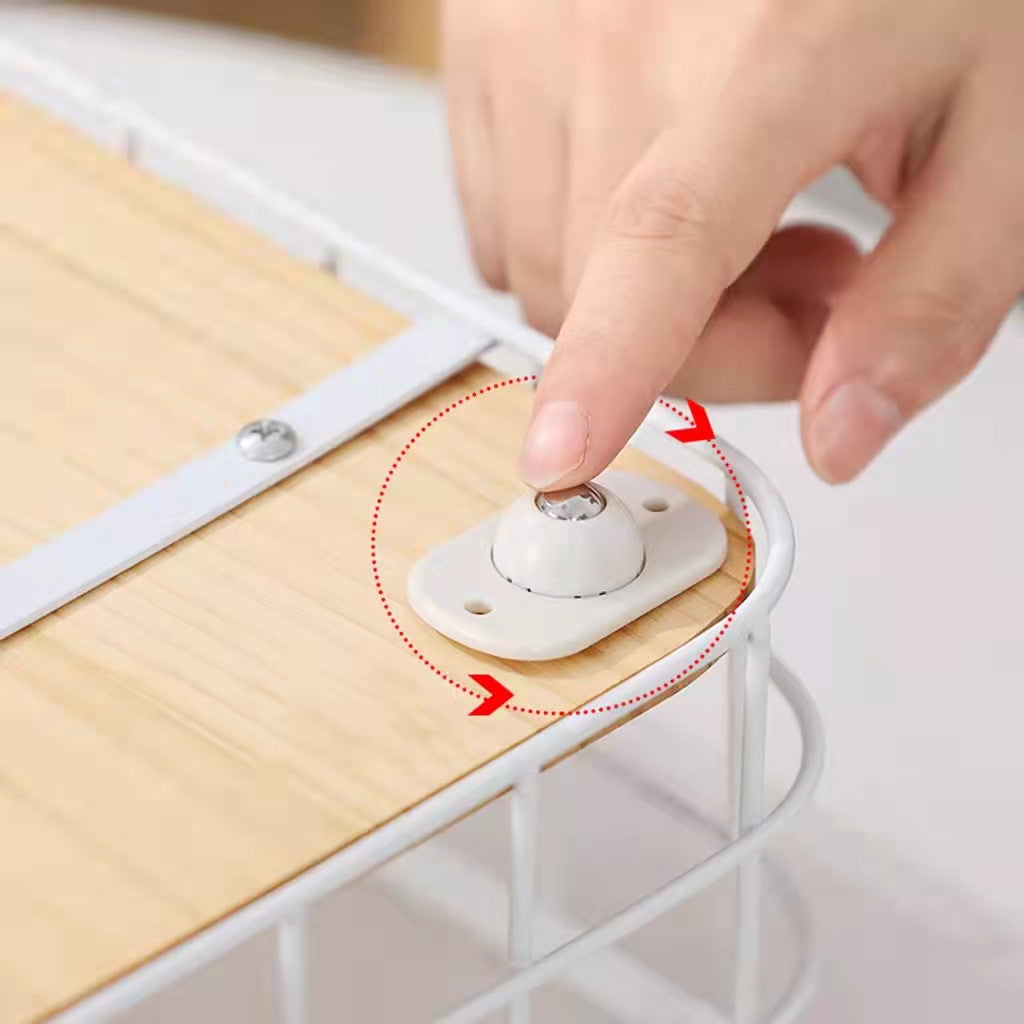 4PCS Self Adhesive Universial Wheels Casters 360° Rotatable Ball Pulley Mini Swivel Casters