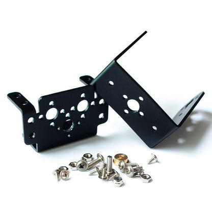 Servo Mount Bracket 2 DOF Pan & Tilt Sensor Mount Kit Compatible with MG995 MG996 Standard Servo RC Robot Car Boat