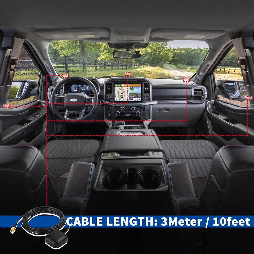 GPS Antenna Receiver Sma Male Car Dvd Navigation Night Vision Camera Dvr Active Remote