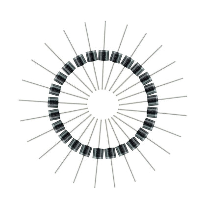 50Pcs Diode 1N4001 1N4004 1N4005 1N4007 6A10 10A10 20A10 1N5404 1N5408 1N5817 1N5819 1N5822 1N5824 UF4007 FR107 FR207 FR307 RL207 SR5100 Full Values