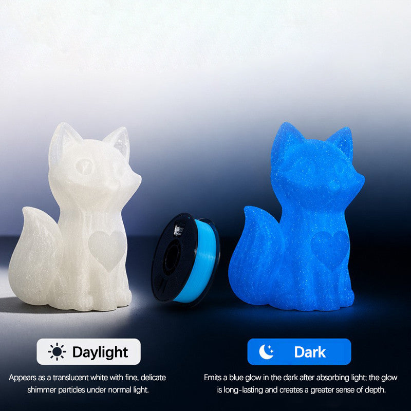 R3D PLA Ultra-Glow 3D Printer filament 1.75mm 1kg Luminous Filament 3D Printing Material for 3D Printer