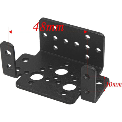 Servo Mount Bracket 2 DOF Pan & Tilt Sensor Mount Kit Compatible with MG995 MG996 Standard Servo RC Robot Car Boat