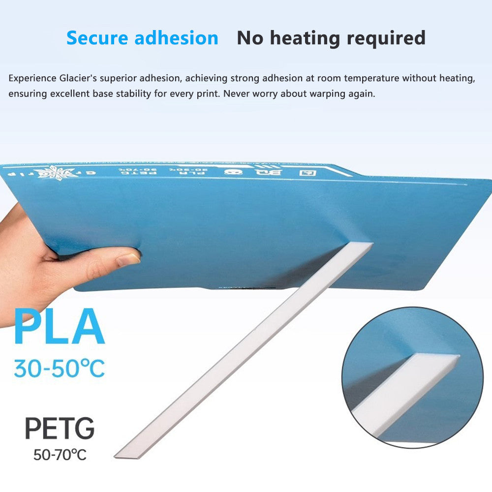 BIQU Panda Build Plate CryoGrip Pro Frostbite Glacier Matte + glossy for Bambu Lab X1 P1 A1 series 3D Printer