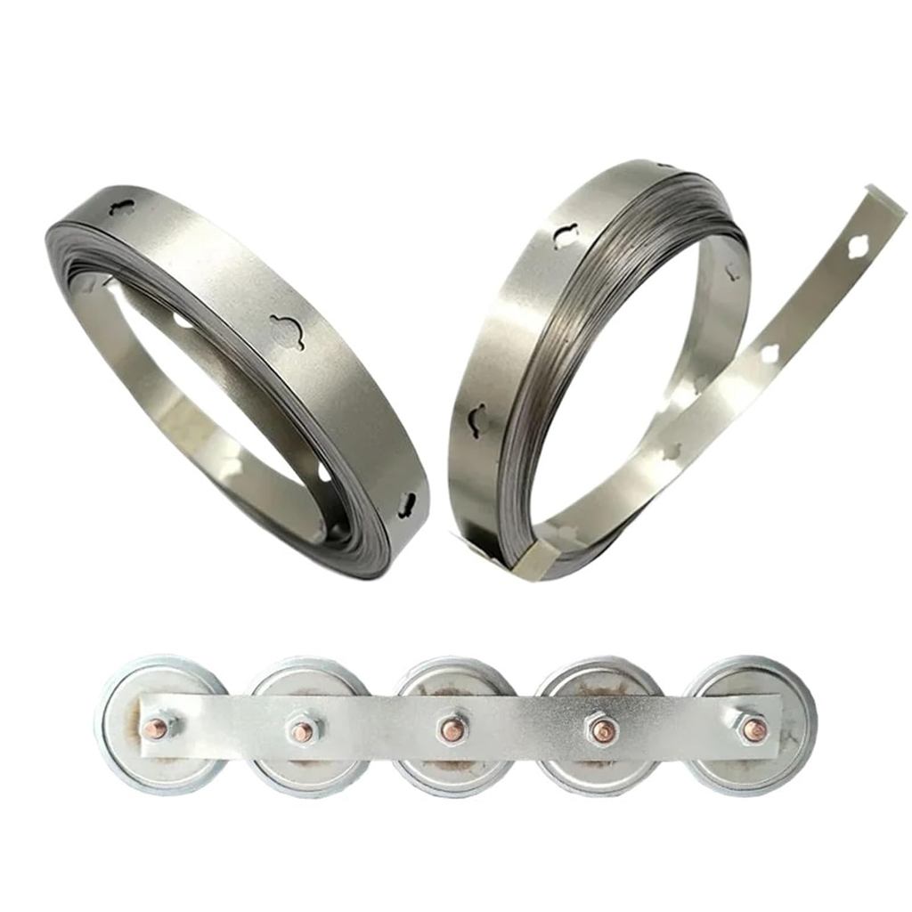 1 METER 0.15mm Thickness 32650 Lithium Battery Connector Nickel Strip 32700 Lifepo4 Battery Pack Connector Nickel-Plated Steel Strip