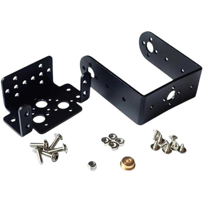 Servo Mount Bracket 2 DOF Pan & Tilt Sensor Mount Kit Compatible with MG995 MG996 Standard Servo RC Robot Car Boat