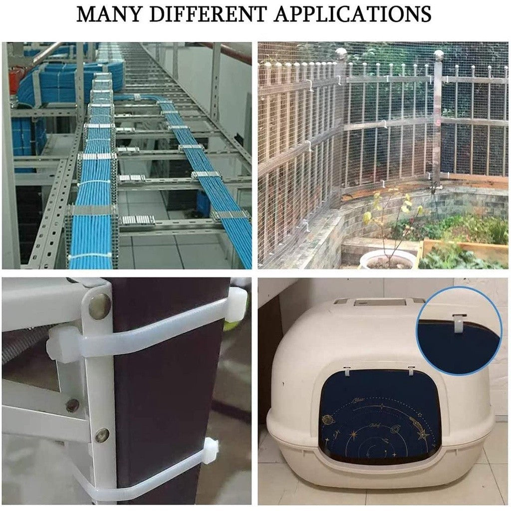 100pcs Multipurpose Nylon Cable Tie Self Locking Zip Ties Cable Strap Nylon Cable Multi