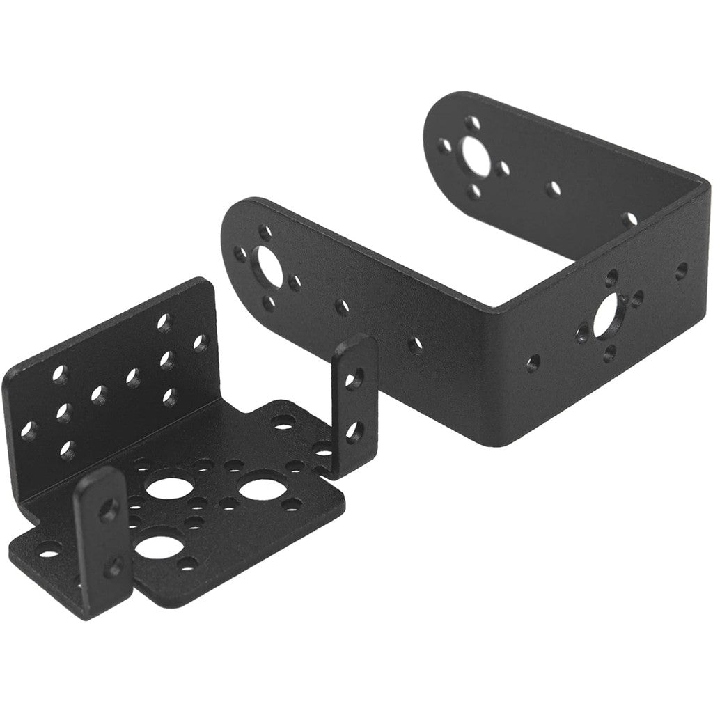 Servo Mount Bracket 2 DOF Pan & Tilt Sensor Mount Kit Compatible with MG995 MG996 Standard Servo RC Robot Car Boat