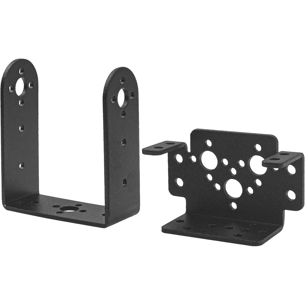 Servo Mount Bracket 2 DOF Pan & Tilt Sensor Mount Kit Compatible with MG995 MG996 Standard Servo RC Robot Car Boat